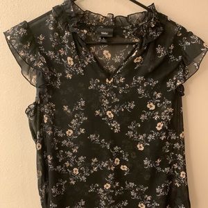 Target Brand Massimo Women’s Floral Sheer Blouse